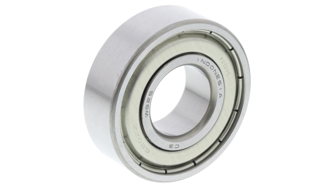 NSK 6202ZZC3 Single Row Deep Groove Ball Bearing- Both Sides Shielded 15mm I.D, 35mm O.D