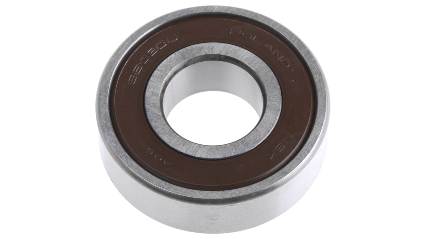 NSK 6203DDUC3 Single Row Deep Groove Ball Bearing Both Sides Sealed 17mm I.D, 40mm O.D RS