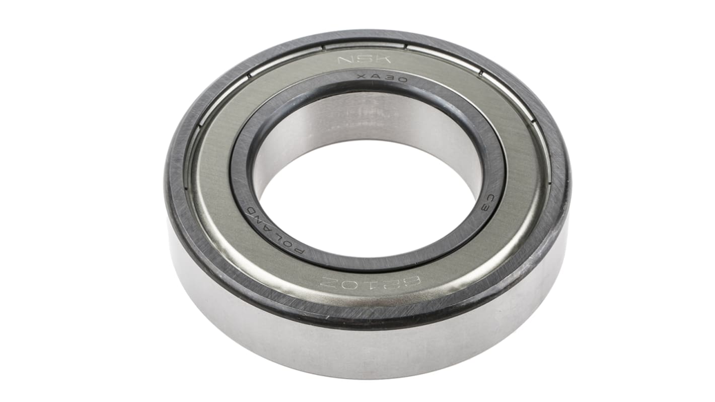 NSK 6210ZZC3 Single Row Deep Groove Ball Bearing- Both Sides Shielded 50mm I.D, 90mm O.D