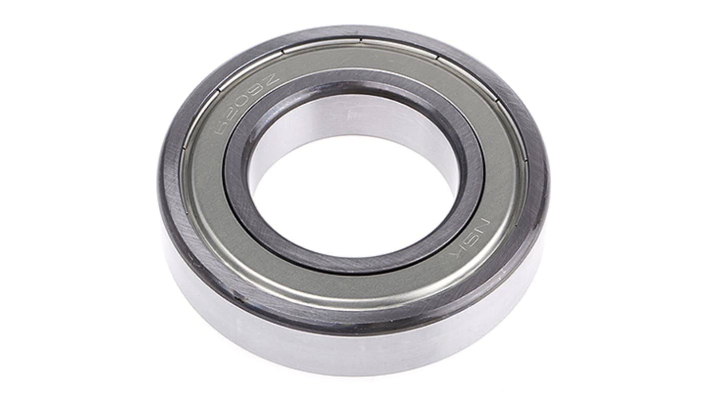 NSK 6209ZZC3 Single Row Deep Groove Ball Bearing- Both Sides Shielded 45mm I.D, 85mm O.D