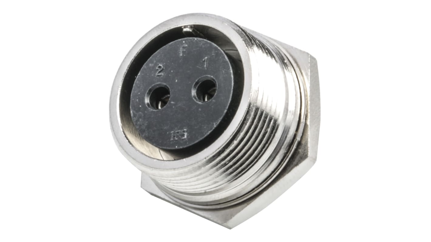 Conector circular Hirose hembra serie RM de 4 vías hembra, tamaño carcasa 15, Montaje en Panel