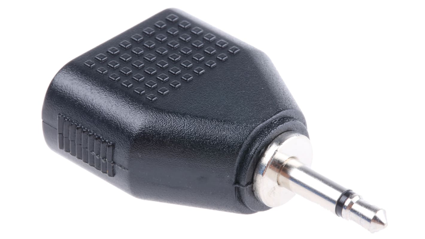 RS PRO Jack Connector 3.5 mm Jack Adapter Male/Female RS