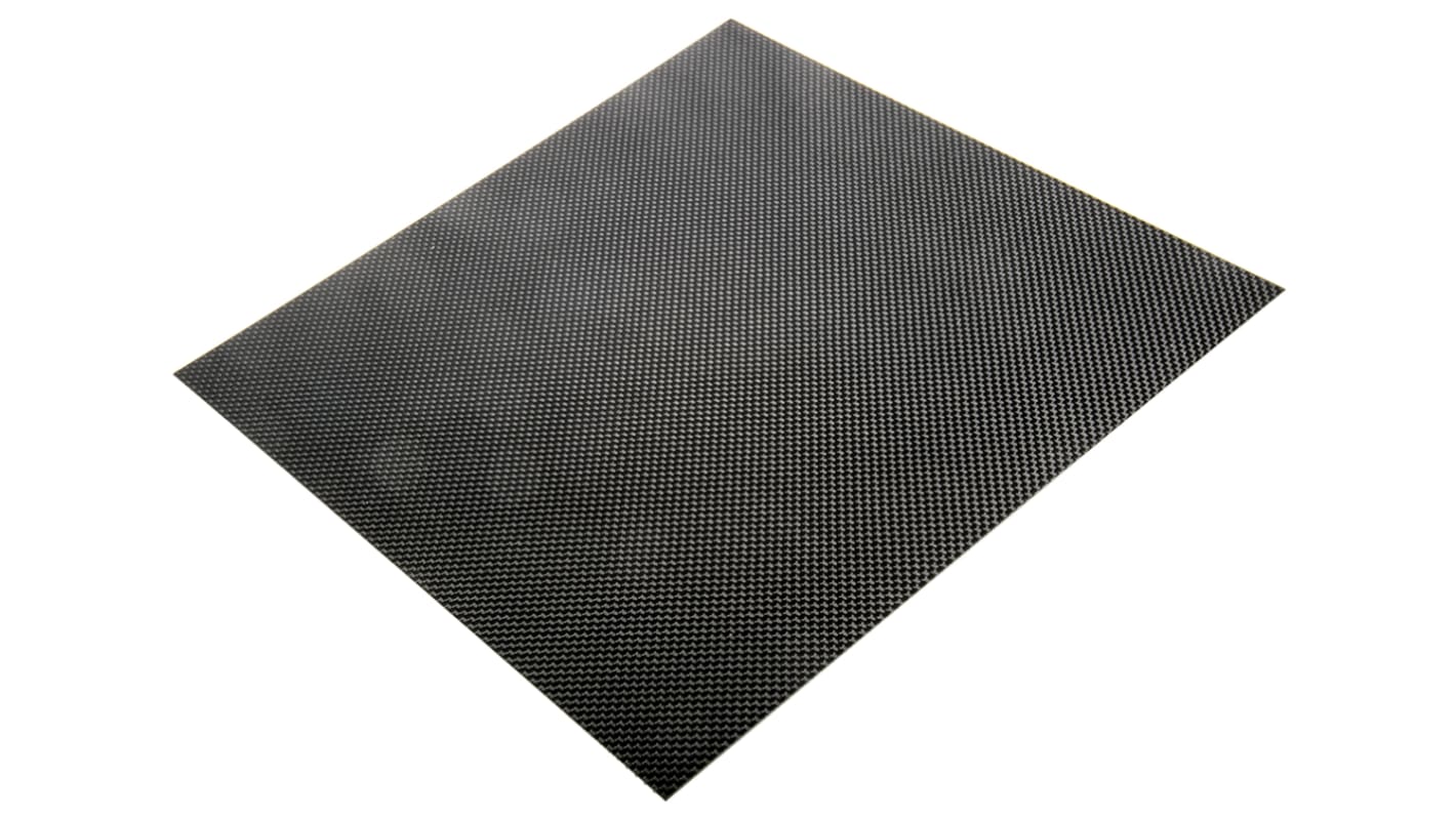 Carbon Fibre Epoxy Sheet, 300x300x1mm