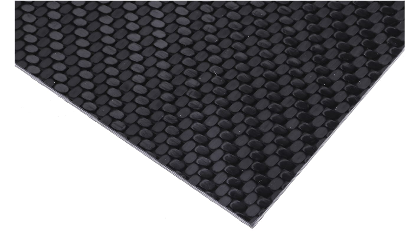 RS PRO Carbon-Faserplatte, 2mm x 300mm x 300mm