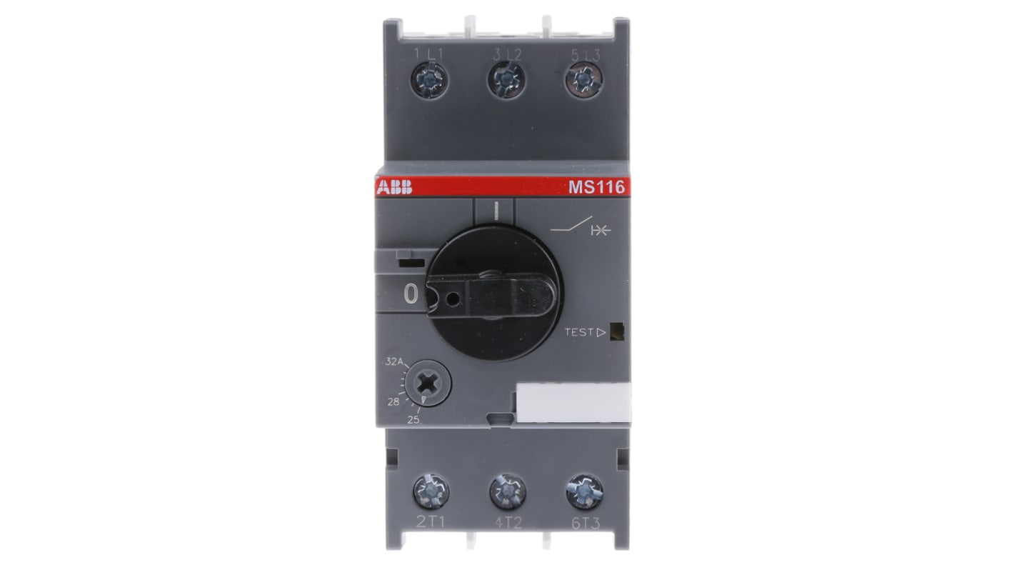 Disjoncteur moteur ABB MS Range MS116 25 → 32 A.