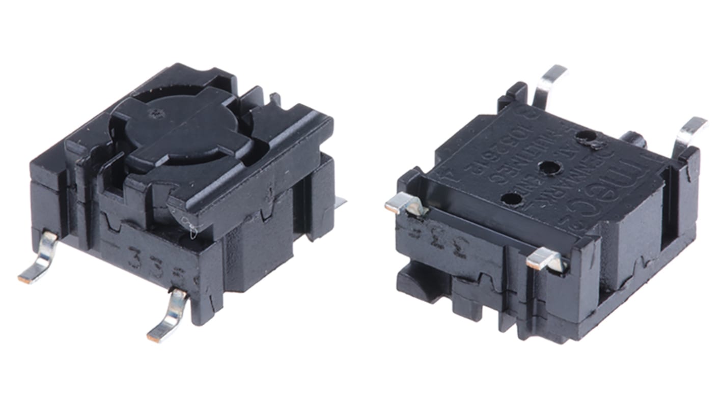 IP67 Cap Tactile Switch, SPST 50 mA @ 24 V dc