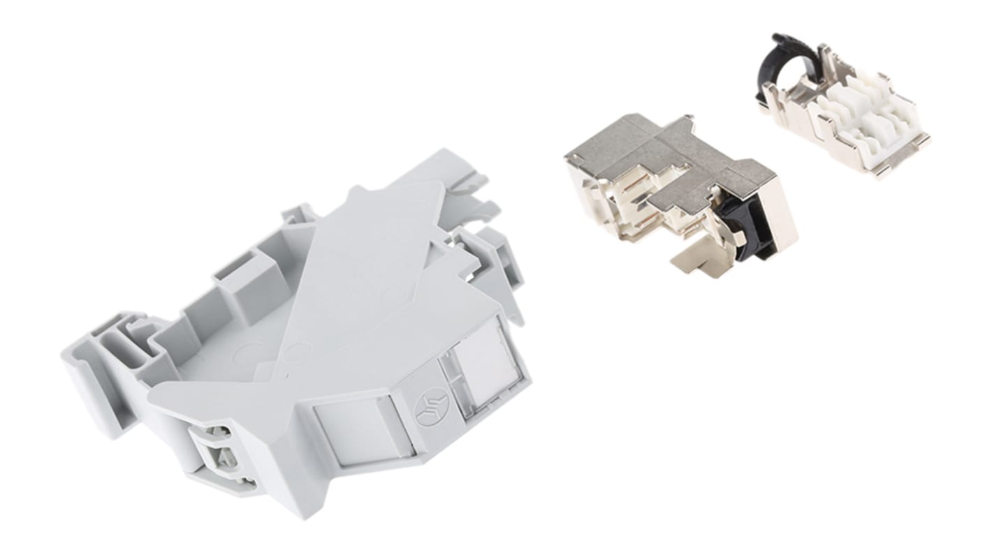 Telegärtner RJ45-Adapter für DIN-Schiene