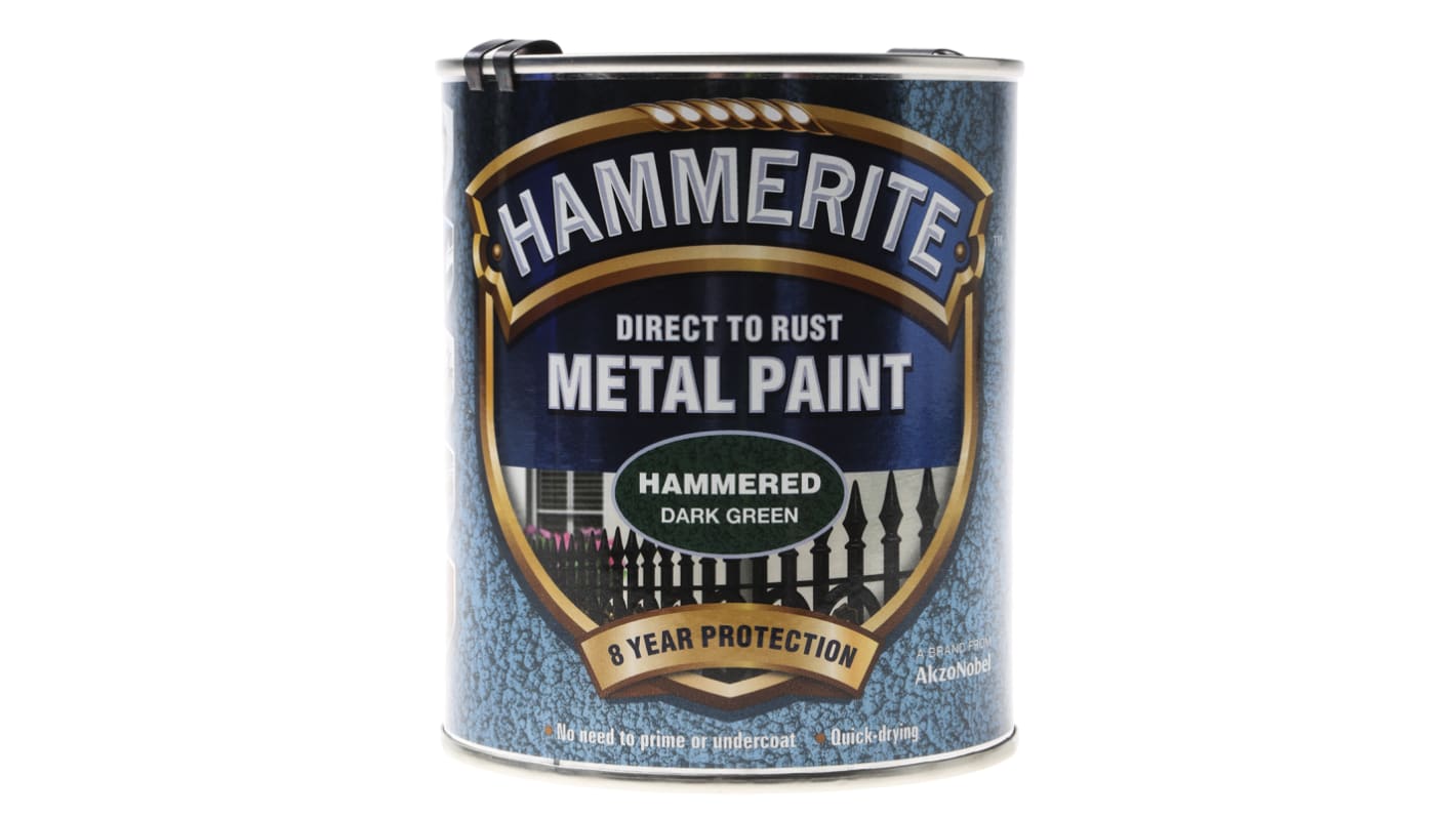 5092823 Hammerite Metal Paint in Hammered Green 750ml RS