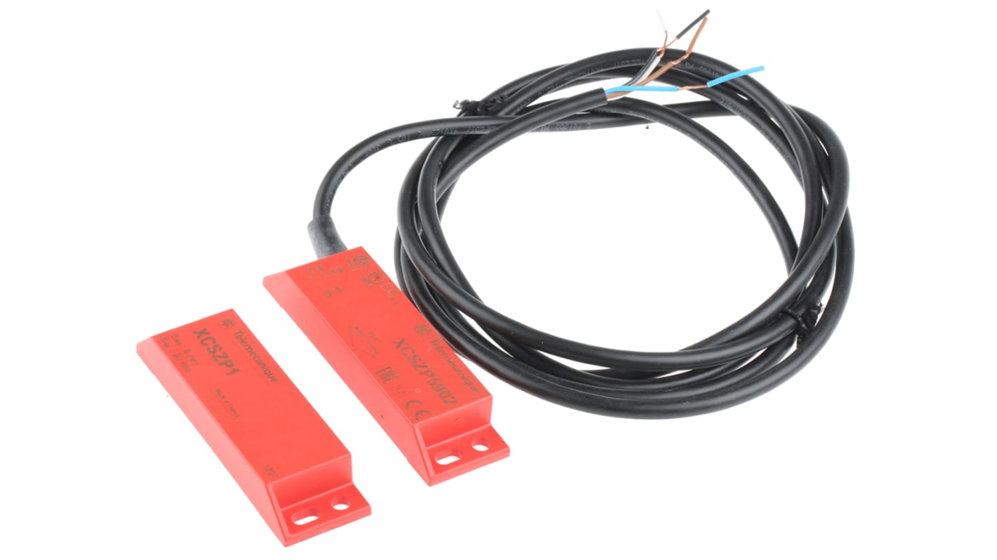 Telemecanique Sensors XCS-DMP Series Magnetic Non-Contact Safety Switch, 24V dc, Plastic Housing, NC