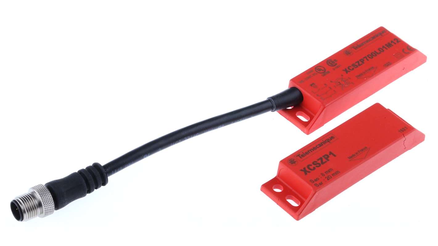 Bezdotykowy wyłącznik bezpieczeństwa, XCS-DMP, 24 V dc Nie, IP67, 88 x 25 x 13 mm, 4, Telemecanique Sensors