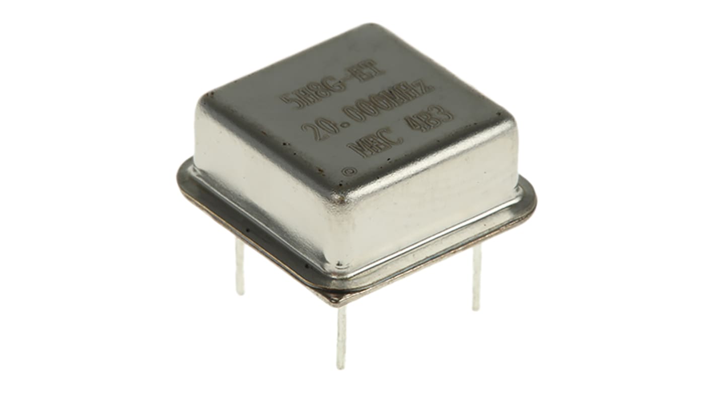 MERCURY, 20MHz Clock Oscillator, ±50ppm HCMOS, TTL, 8-Pin PDIP 5H8ET-20.000