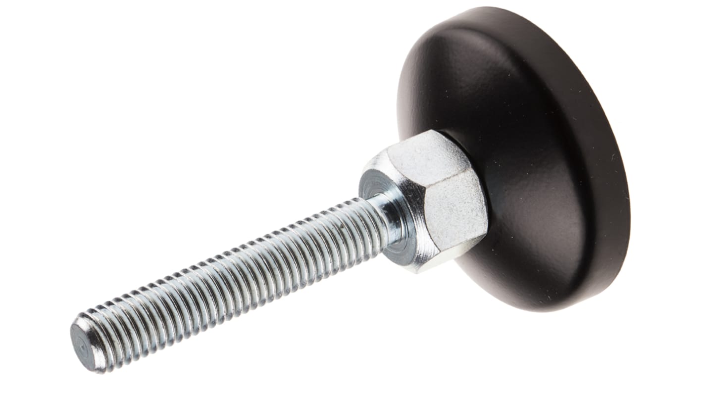 RS PRO M12 Thread Pivot Foot, 12mm 6mm Groove | RS
