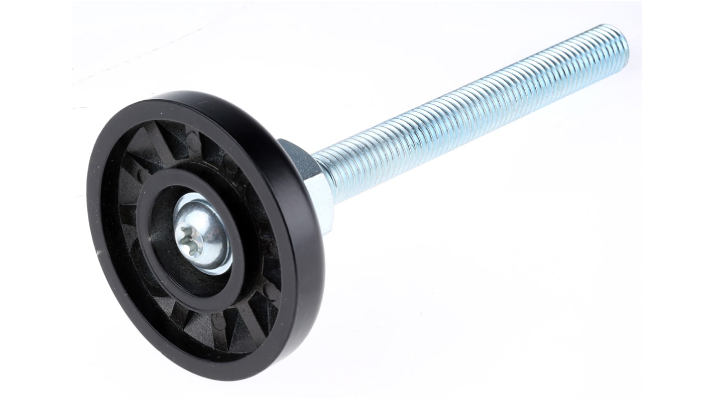 RS PRO M12 Thread Pivot Foot, 12mm 6mm Groove | RS