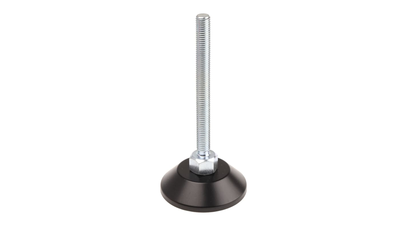 RS PRO M12 Thread Pivot Foot, 12mm 8mm Groove | RS