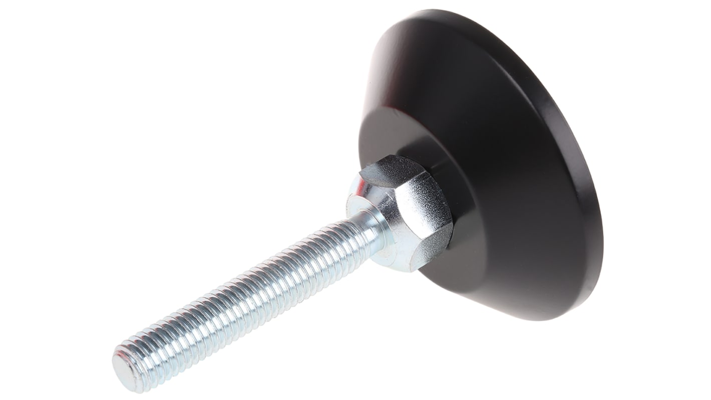 RS PRO M12 Thread Pivot Foot, 12mm 8mm Groove | RS