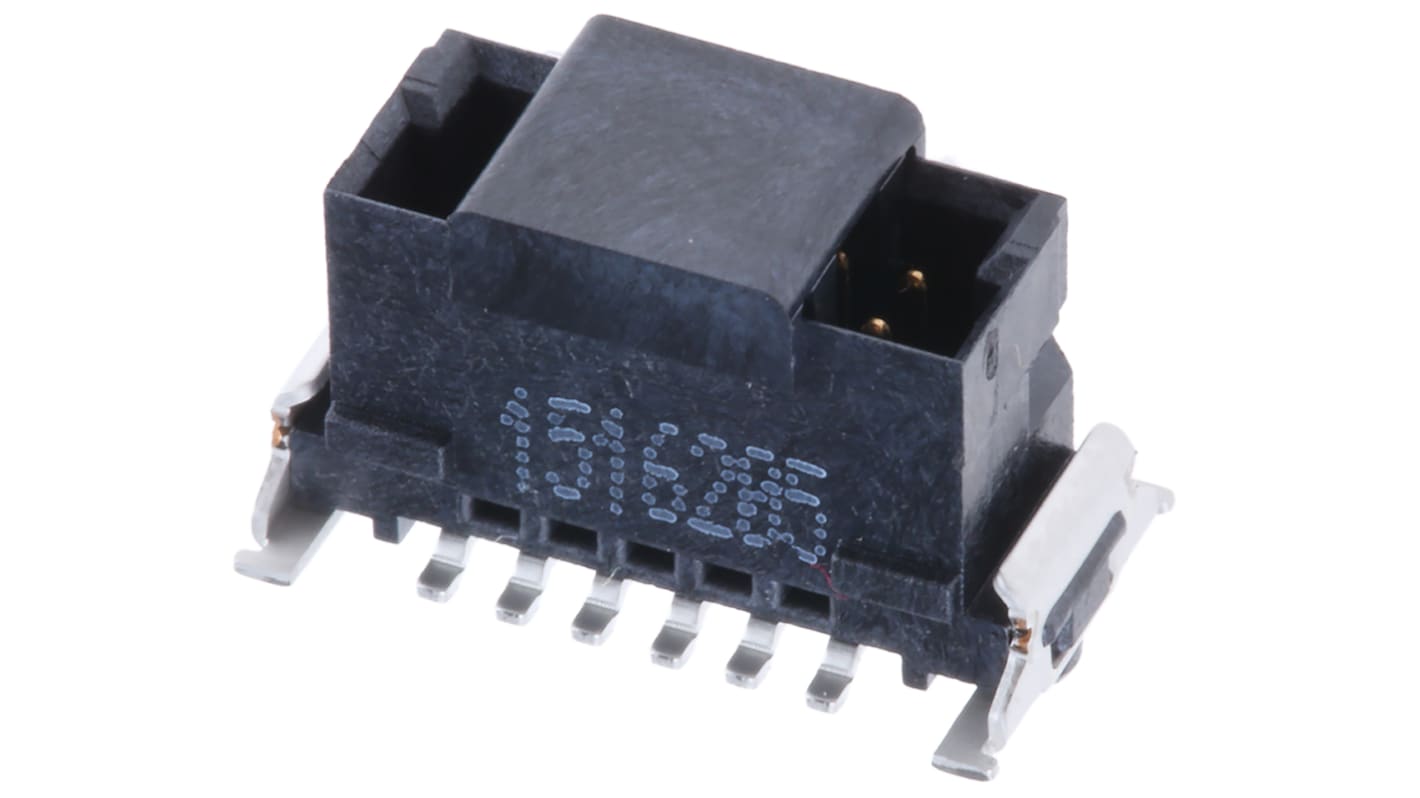 Conector macho para PCB ERNI serie SMC de 12 vías, 2 filas, paso 1.27mm, para soldar, Montaje Superficial