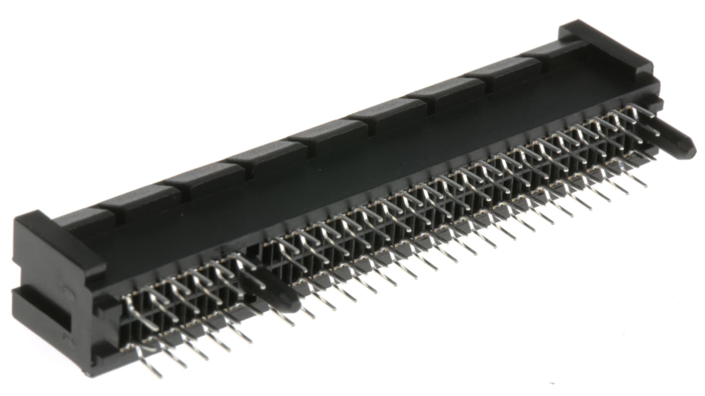 Samtec PCIE Series Female Edge Connector, Through Hole Mount, 98-Contacts, 1mm Pitch, 2-Row, Solder Termination