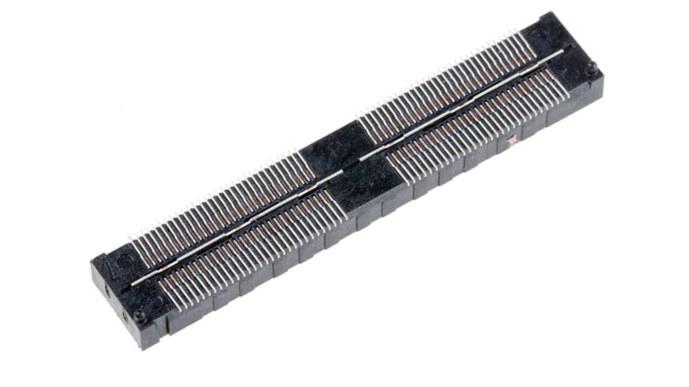 Conector hembra para PCB Samtec serie QSH, de 120 vías en 2 filas, paso 0.5mm, 125 V, 12A, Montaje Superficial, para
