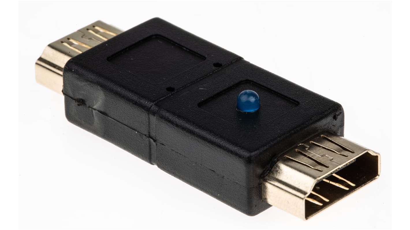 Hálózati adapter Egyenes, anya HDMI → anya HDMI