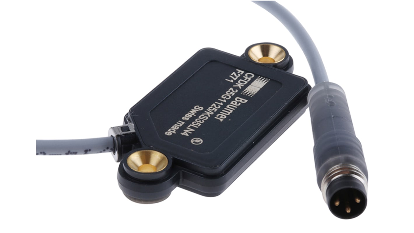 Baumer Capacitive Block-Style Proximity Sensor, 8 mm Detection, PNP Output, 10 → 30 V dc, IP65