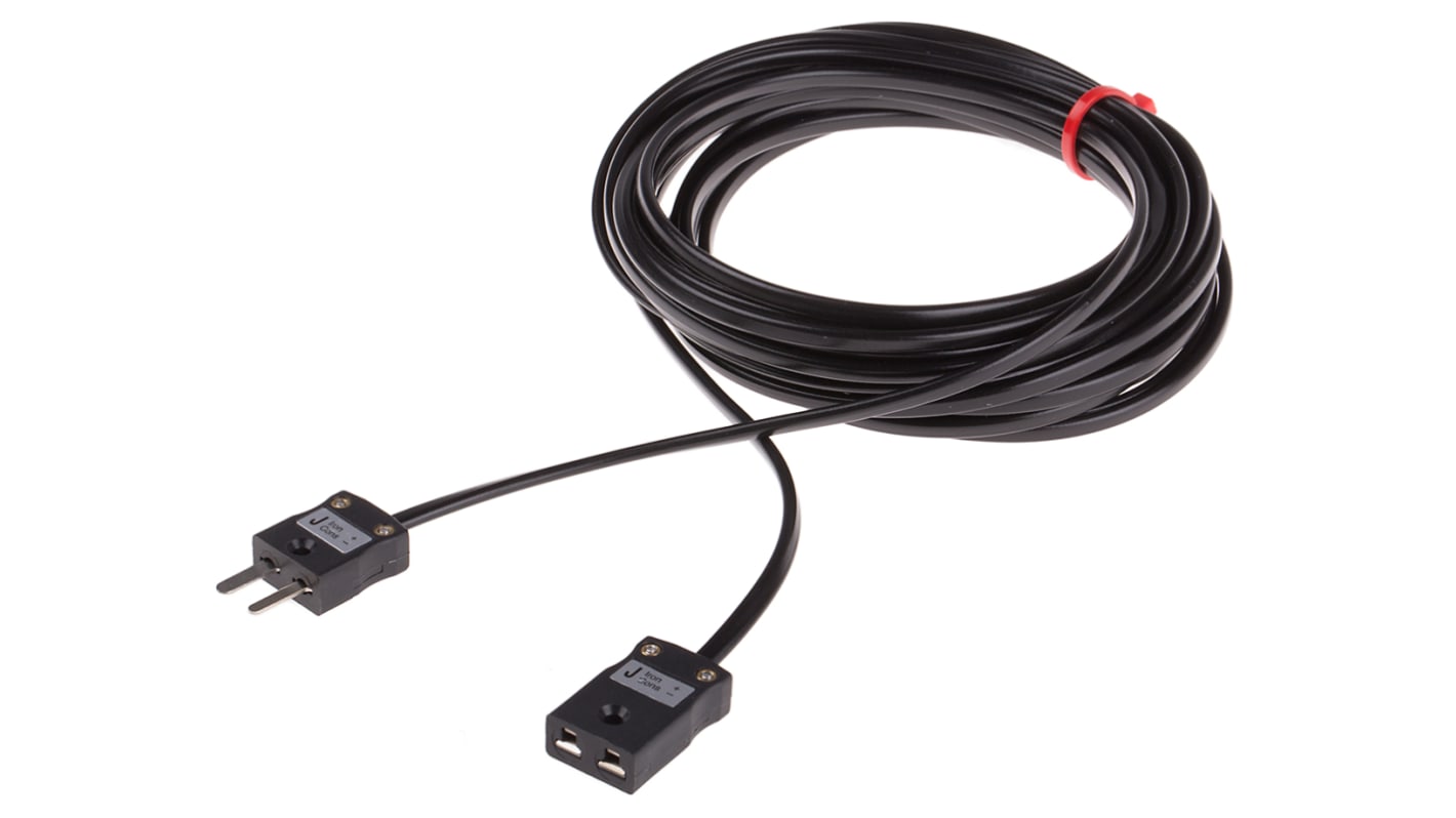 Câble d'extension type J RS PRO, 5m, temp. max. +220°C, gaine PVC