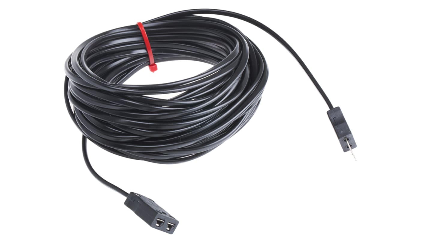 RS PRO Type J Thermocouple Cable/Wire Extension Lead, 10m, Unscreened, PVC Insulation, +105°C Max, 7/0.2mm