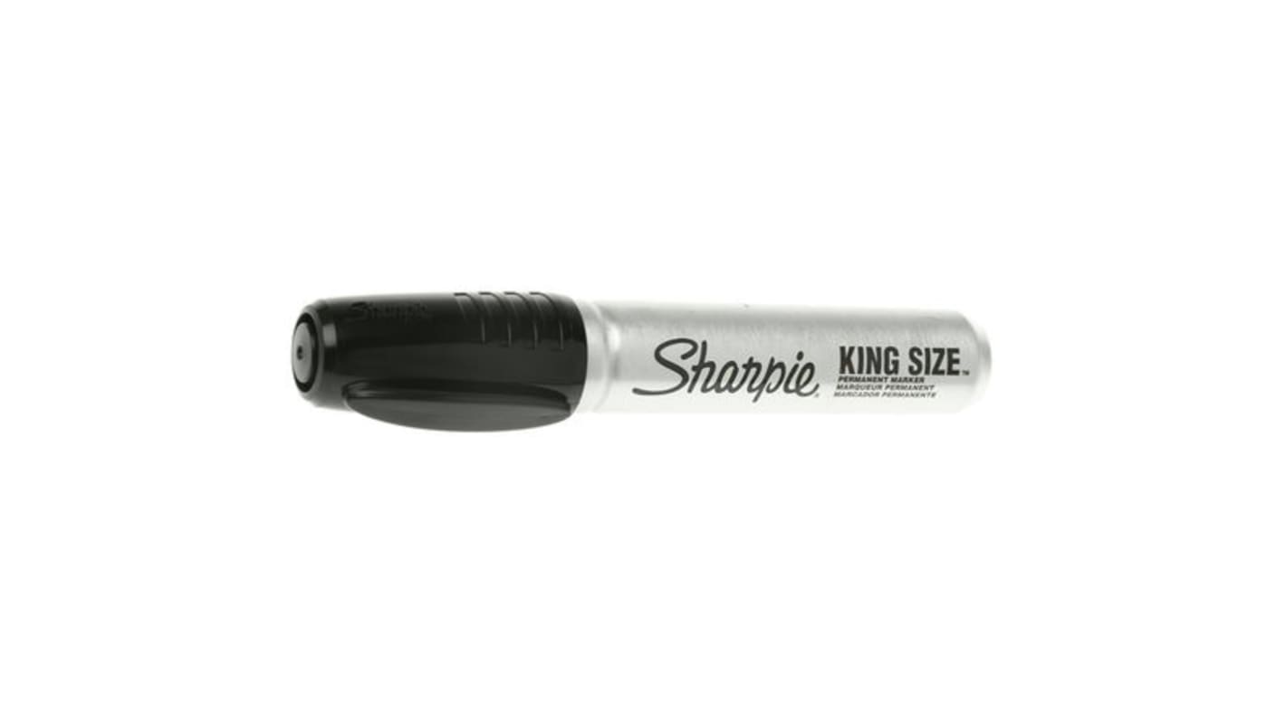 Marcador Permanente Sharpie, Negro, punta Ancho, Formato Punta Biselada, 6.2mm