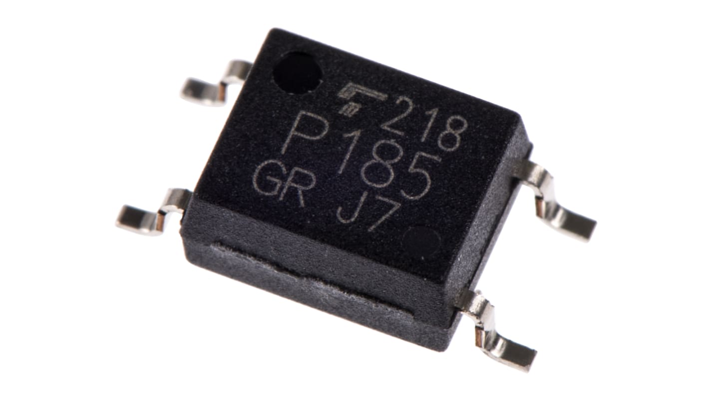 Toshiba, TLP185(GR,E(O DC Input Transistor Output Optocoupler, Surface Mount, 4-Pin SOIC