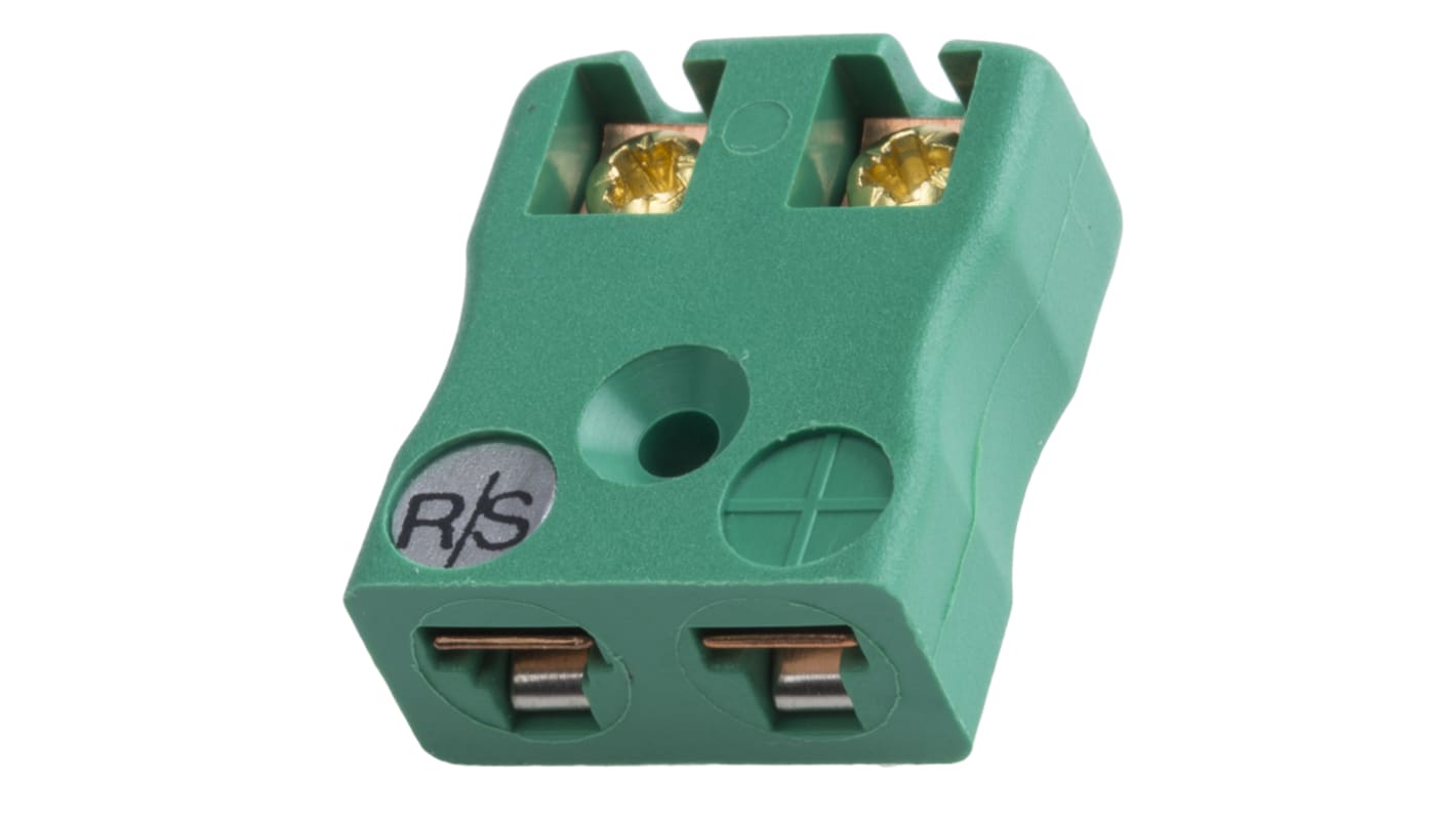 RS PRO, Miniature Miniature PCB Socket Connector for Use with Type R/S Thermocouple, 4mm Probe, ANSI, RoHS Compliant