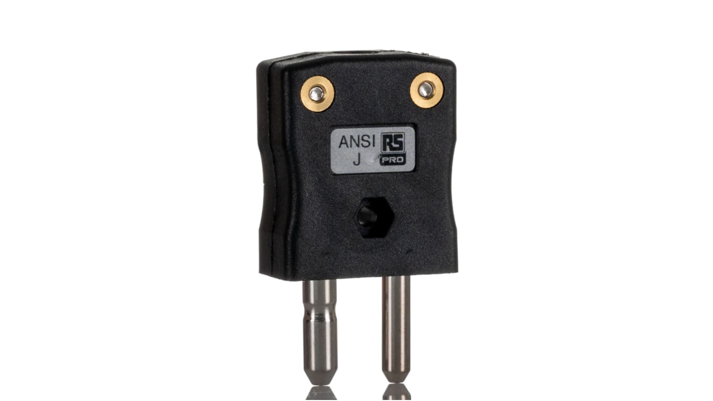 RS PRO, Standard Thermocouple Connector for Use with Type J Thermocouple, 6mm Probe, ANSI, RoHS Compliant Standard