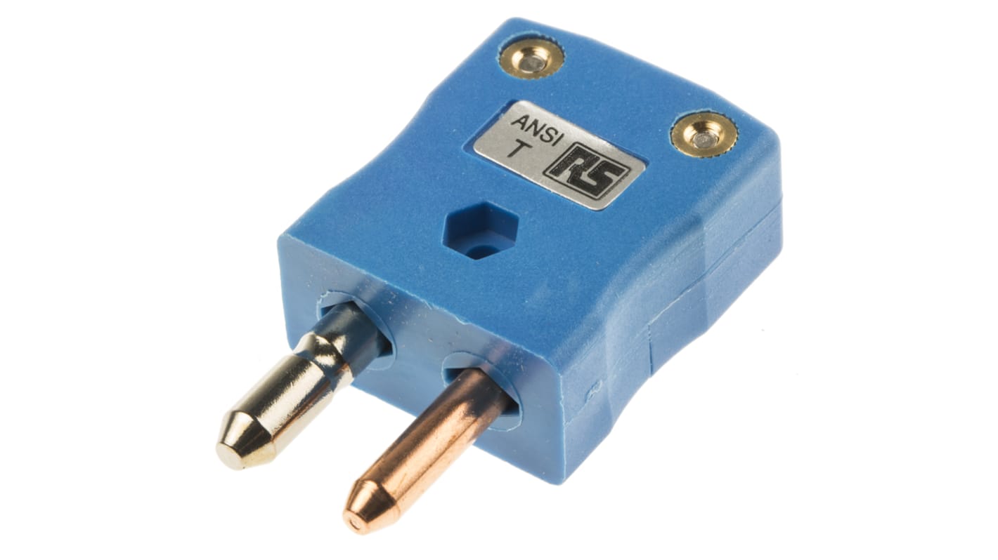 RS PRO, Standard Thermocouple Connector for Use with Type T Thermocouple, 6mm Probe, ANSI, RoHS Compliant Standard