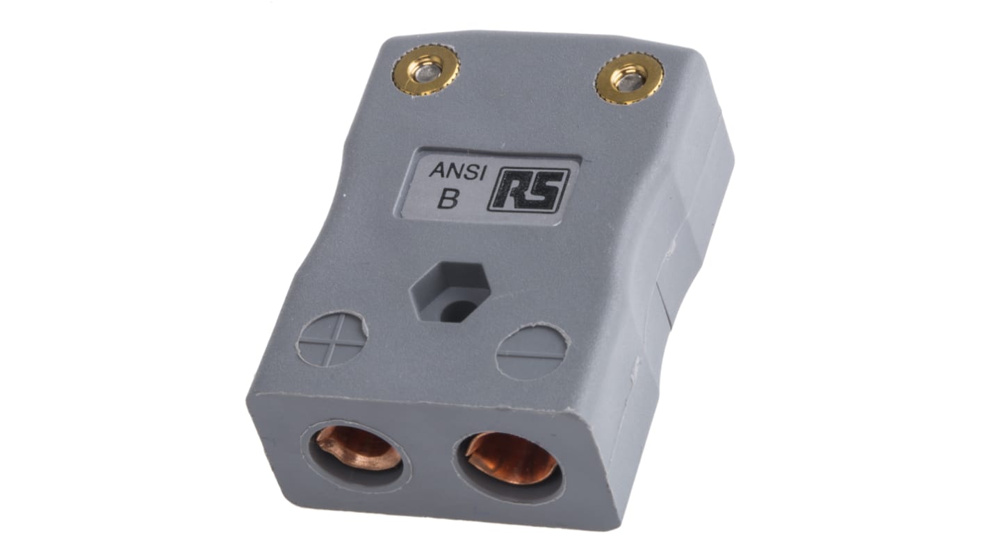 RS PRO, Standard Thermocouple Connector for Use with Type B Thermocouple, 6mm Probe, ANSI, RoHS Compliant Standard