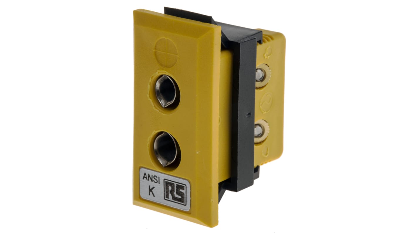RS PRO 熱電対コネクタ タイプ:熱電対パネル タイプK熱電対 6mm ANSI, RoHS対応