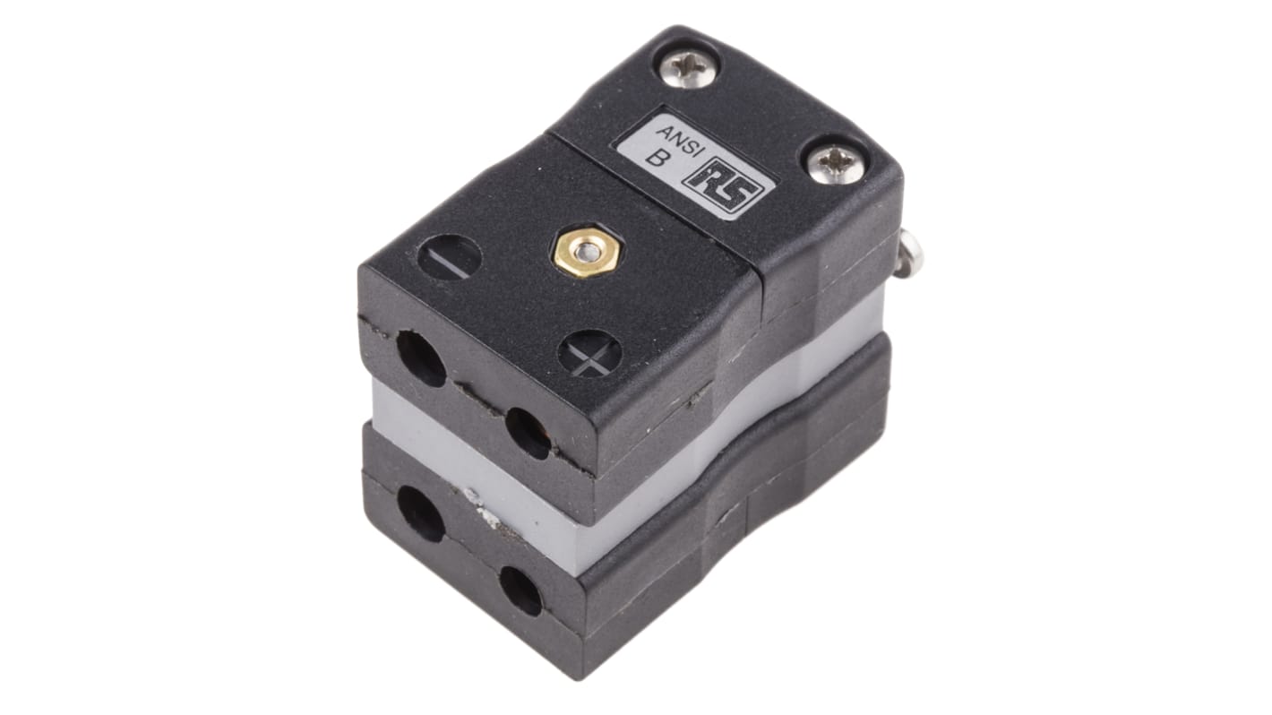 RS PRO Duplex Thermocouple Connector for Use with Type B Thermocouple