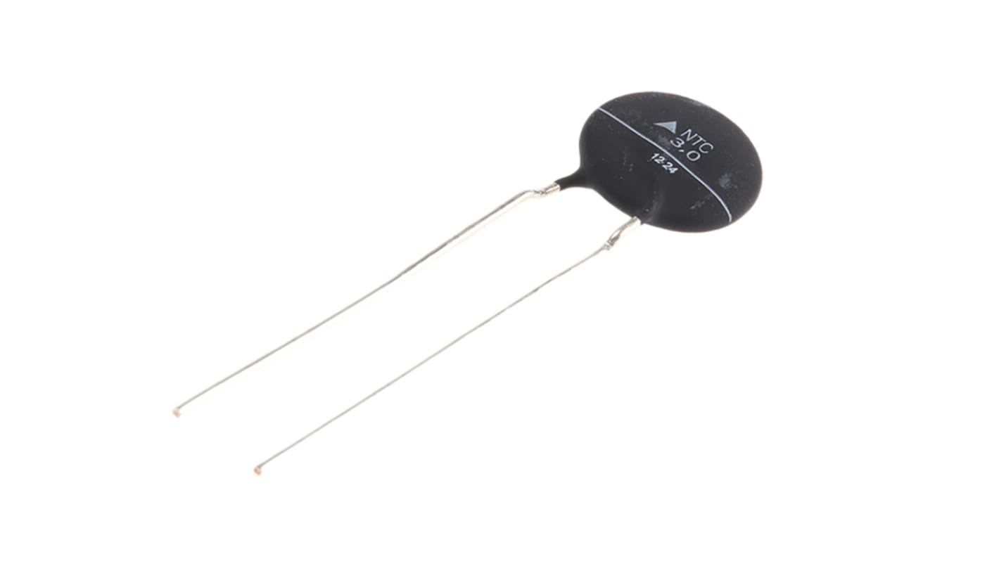 EPCOS Thermistor, 3Ω Resistance, NTC Type, 14.5 x 7 x 22mm