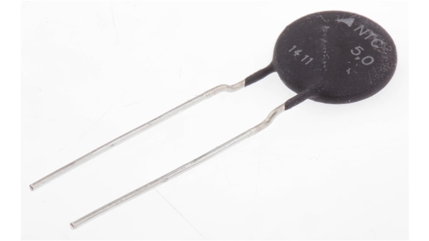 EPCOS Thermistor, 5Ω Resistance, NTC Type, 14.5 x 7 x 22mm