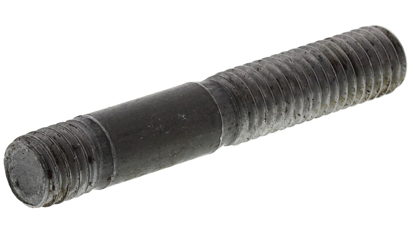 RS PRO Plain Steel Threaded Rod, M8, 45mm