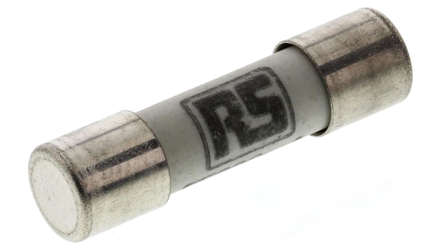 RS PRO 630mA FF Ceramic Cartridge Fuse, 5 x 20mm