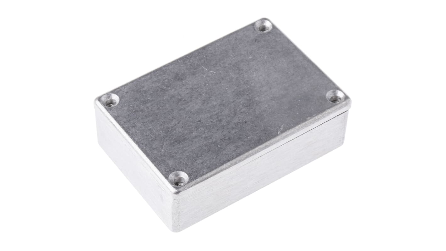 Caja Deltron de Aluminio Presofundido Plateado, 80 x 55 x 26mm, IP68, Apantallada