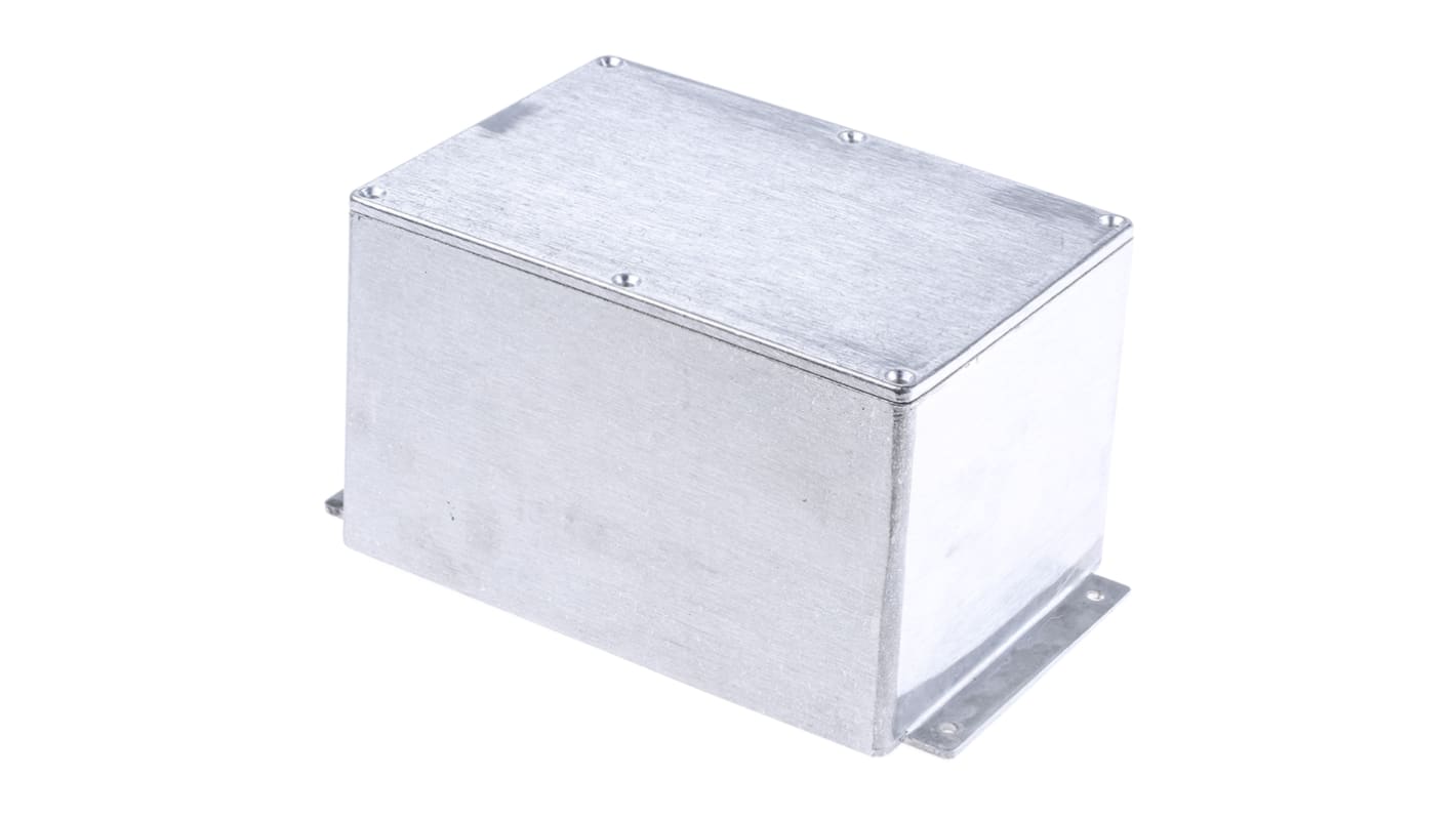 Caja Deltron de Aluminio Presofundido Plateado, 202 x 120.8 x 106.7mm, IP68, Apantallada