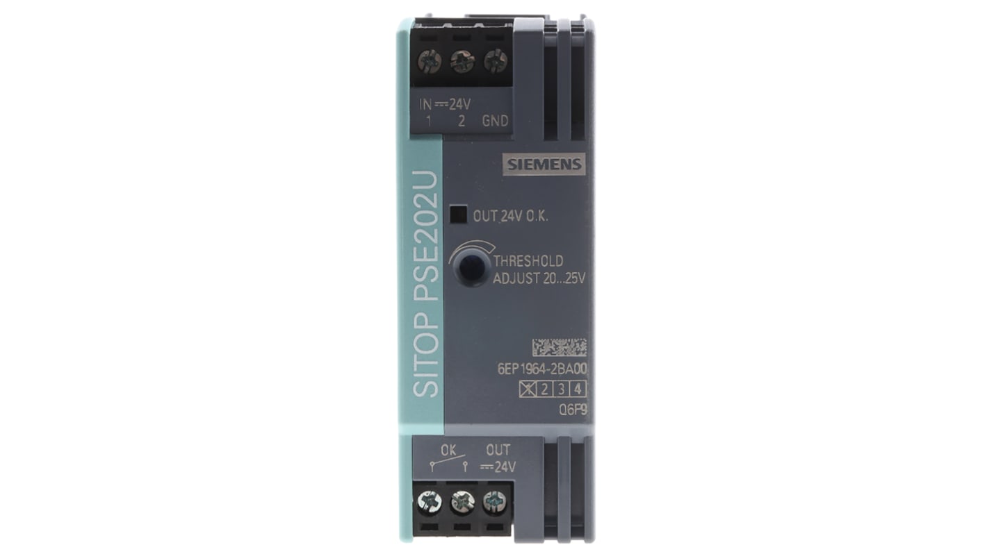 Siemens SITOP PSE202U Redundancy Module Dual Redundancy Module, 24V dc dc Input, 24V dc dc Output, 10A Output