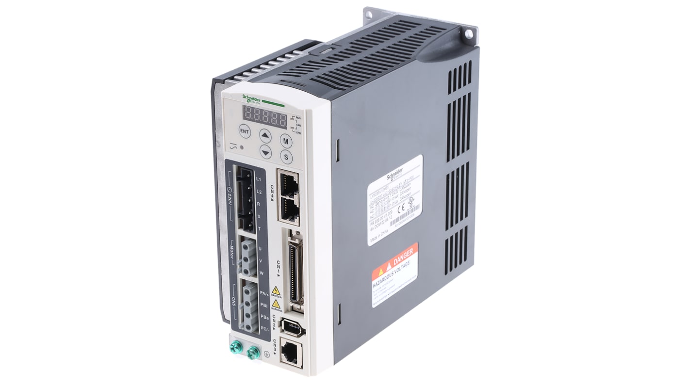 Schneider Electric 1 kW Servo Drive, 200 → 255 V, 1 Phase, 7.3 A, Encoder Feedback Function, 220 V