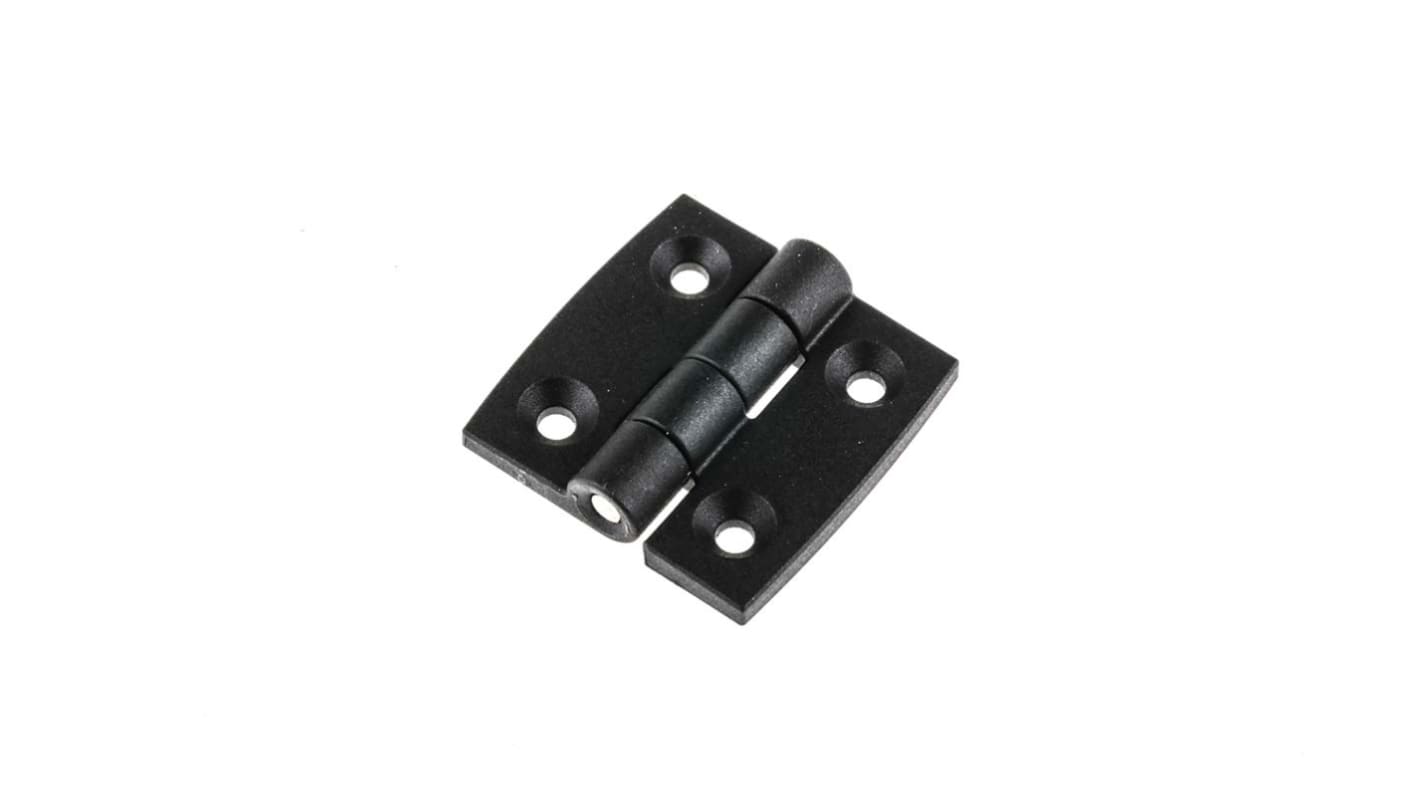 RS PRO Glasfaserverstärktes Nylon Scharnier Türbandscharnier Freischwingend, 3mm x 30mm x 30mm