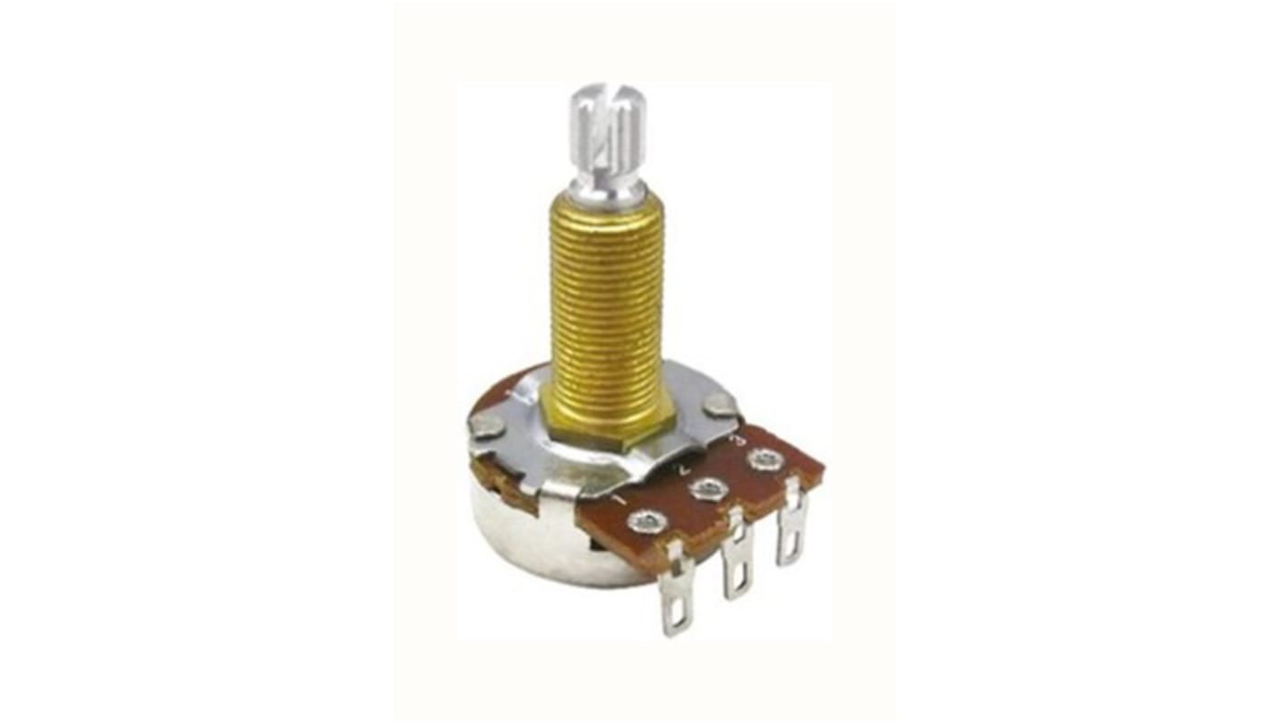 Potentiomètre Rotatif Bourns PDB241-GTR, 250kΩ max, Ø axe 6 mm, Montage panneau