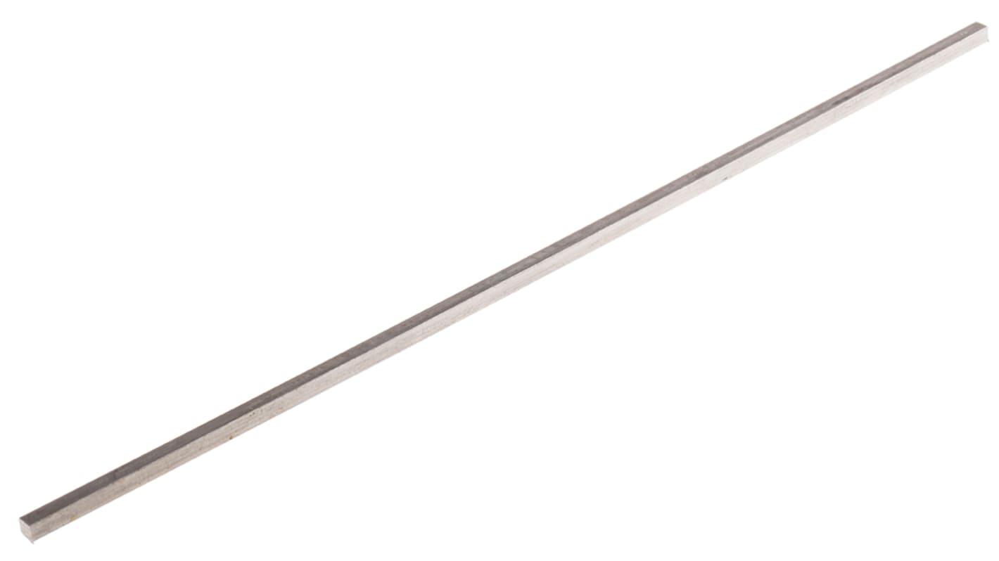 Barre Carrée Acier inoxydable, l. 3/16pouce H. 3/16pouce, L 12pouce