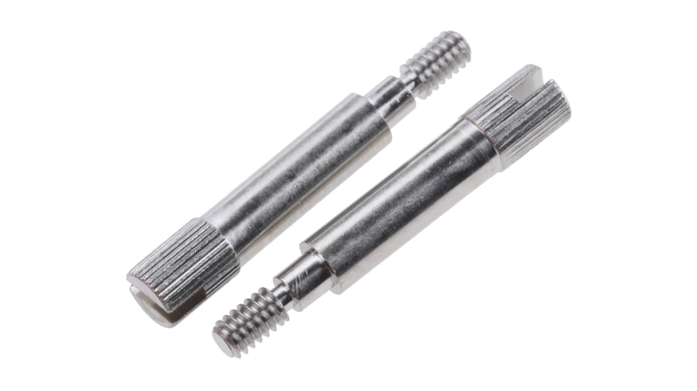 Montaje de tornillos tipo jack macho plano - Tornillo de fijación, para uso con Conector Micro-D