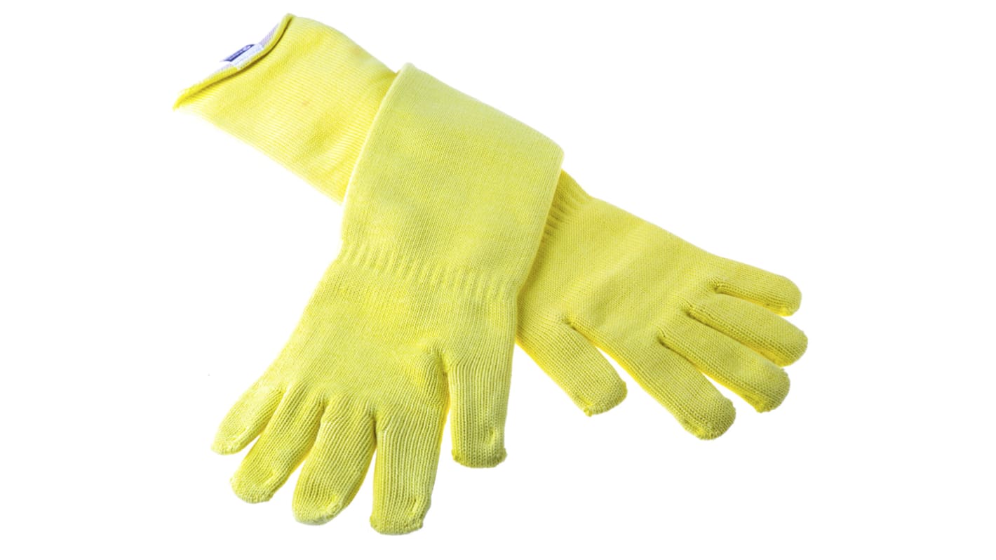 Gants de manutention Polyco Healthline Volcano taille 11, XL, Résistant à la chaleur, 1 gant, Jaune