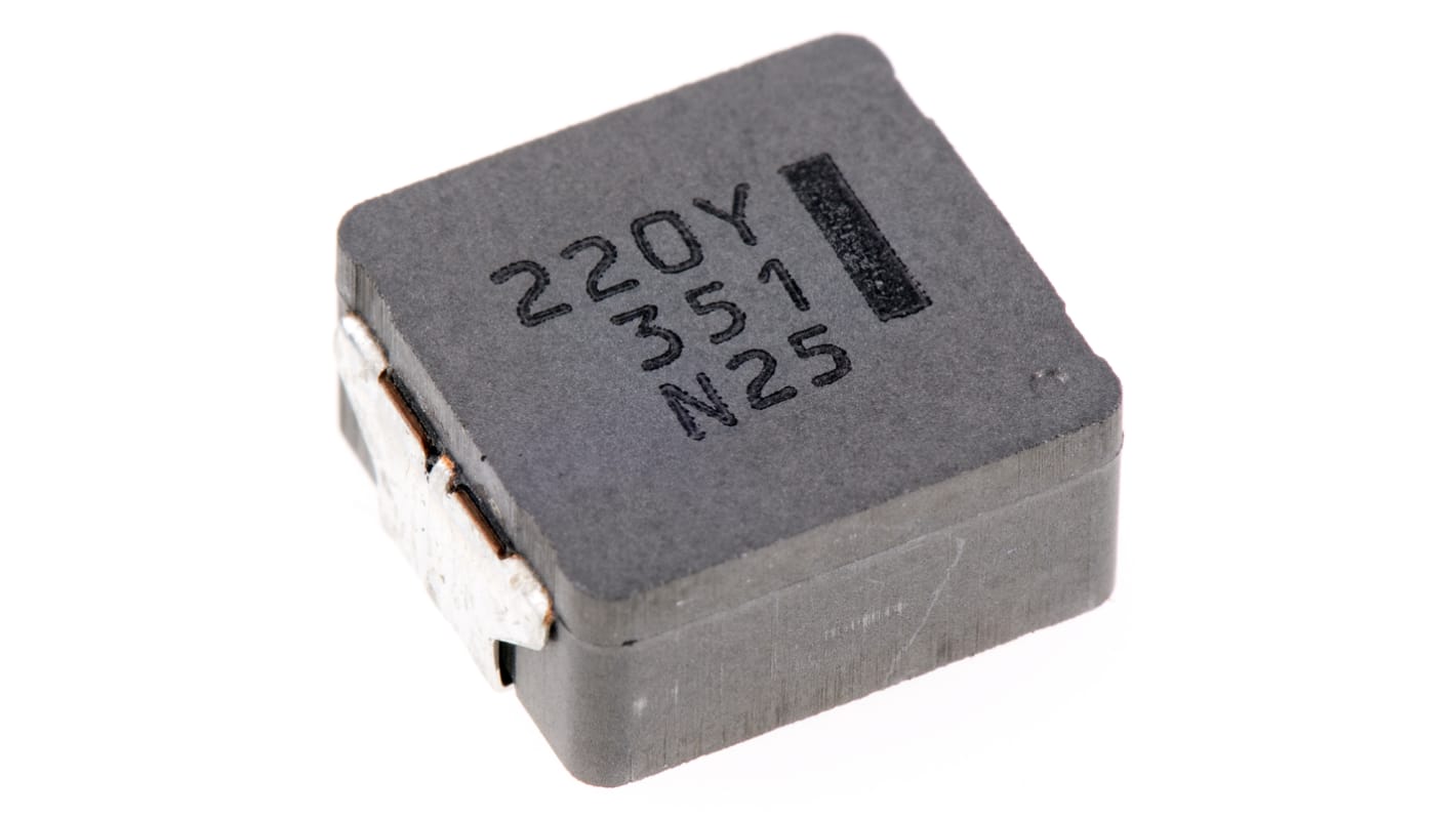 Panasonic, ETQP5M, 1054 Shielded Wire-wound SMD Inductor with a Metal Composite Core, 22 μH ±20% Wire-Wound 6.2A Idc
