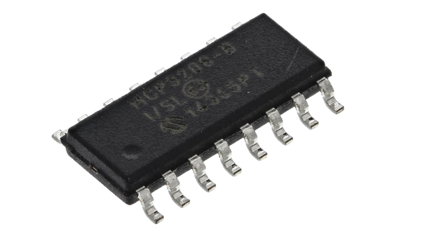 Microchip, Octal 12-bit- ADC 100ksps, 16-Pin SOIC