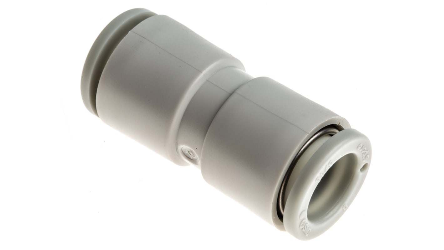 SMC KQ2 Series Straight Tube-to-Tube Adaptor, Push In 8 mm to Push In 8 mm, Tube-to-Tube Connection Style